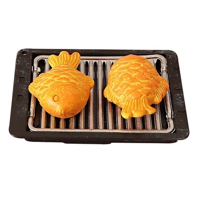 1/12 Dollhouse Grilled Fish Barbecue Grill Dollhouse Miniature Kitchen Accessory