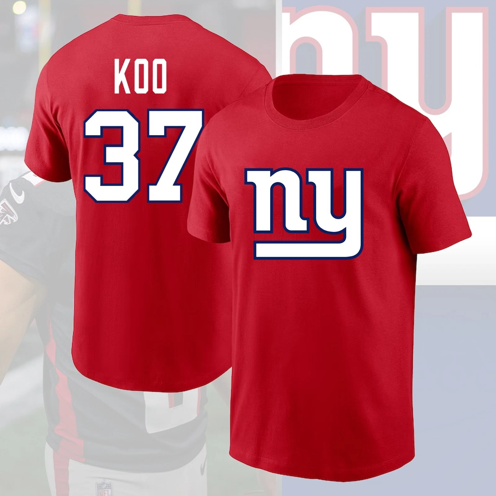 Younghoe Koo #37 New York 2025 Player Name & Number For Fans