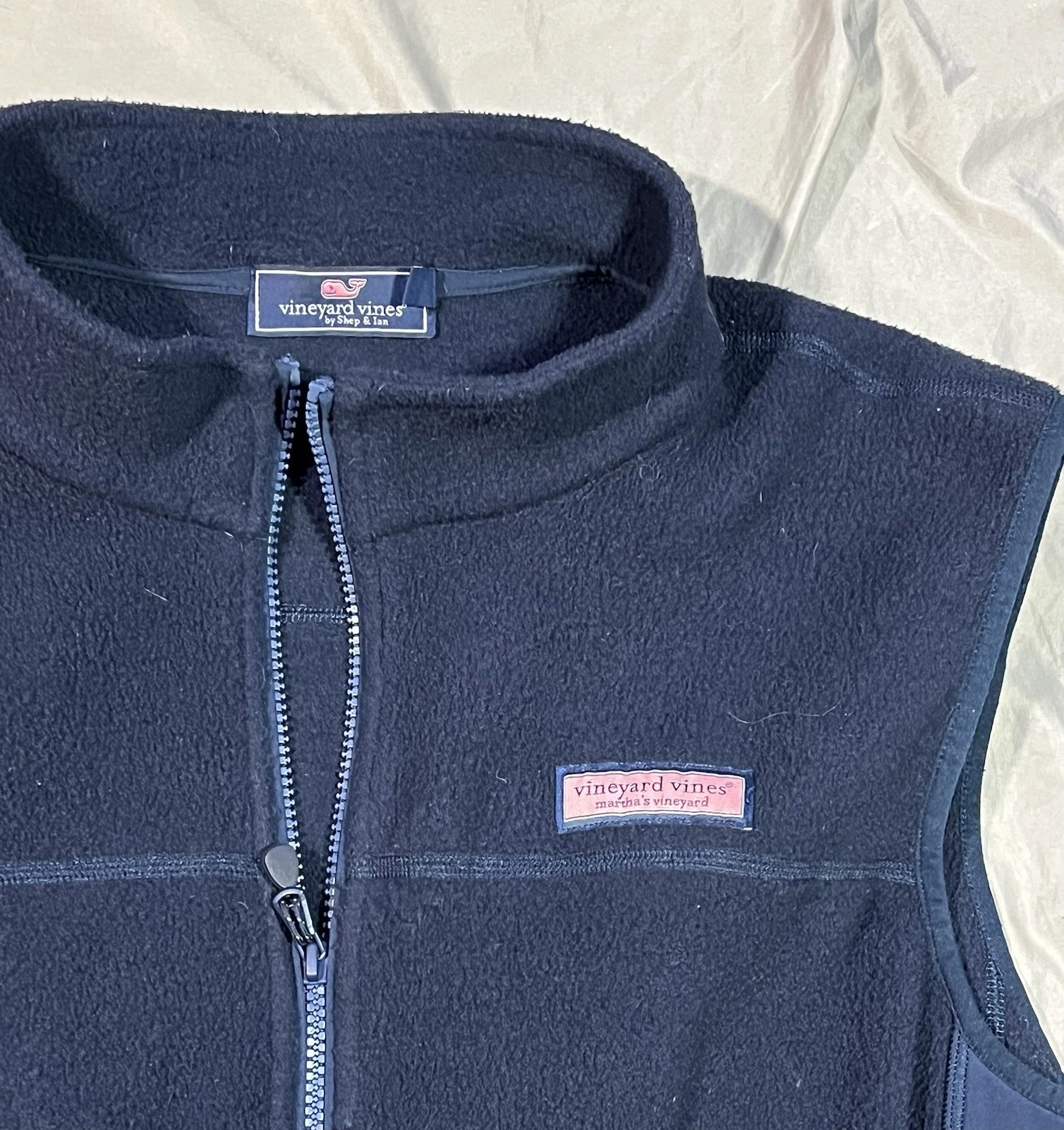 Vineyard Vines Fleece Vest Men's Size XL Navy Full Zip Blue Pockets
Opens in a new window or tab