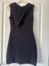 Mango Black Mini Occasion Smart Dress – Size Small – Elegant & Flattering