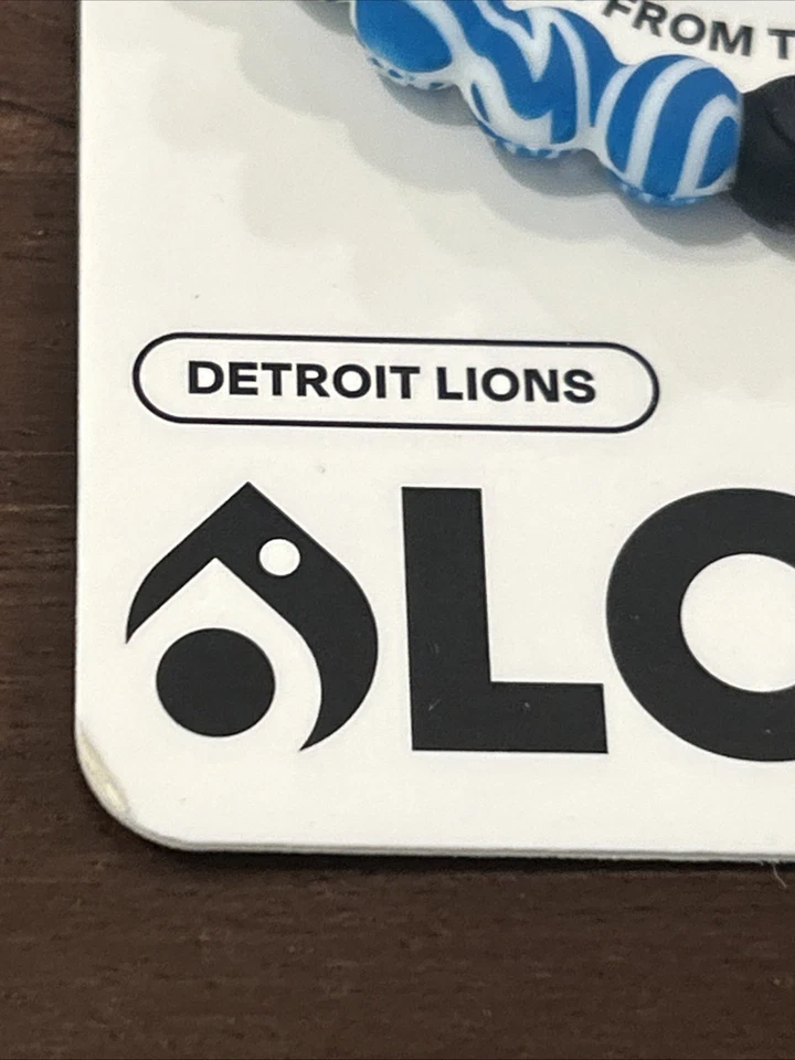 Large Detroit Lions LOKAI BRACELET Brand New - Image 3 of 4