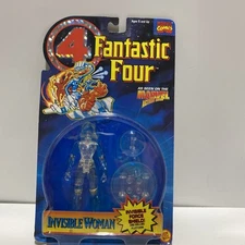 Marvel Comics Fantastic Four 4 INVISIBLE WOMAN ToyBiz 1995 Action Figure Read