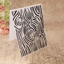 3-D Embossing Folder for Card Making - Plastic Textured Template for DIY Scrapbo