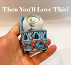 Roses, The Disney Store Exclusive Cinderella Mini Snow Globe 3 1/4" Authentic — photo 6