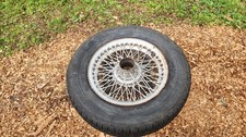 14 X 4.5 Vintage Mg Mgb Chrome 60 Spoke Wire Wheel 1962-1980 Knock Off Xa461