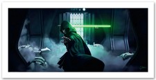 Star Wars The Mandalorian Poster Joshua Williams COA Mondo Ltd Edition x/95 MINT