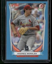 2014 Bowman Draft #DP76 Andrew Morales Blue #/399