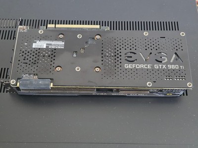 Nvidia Evga GeForce GTX 980 Ti SuperClocked+ ACX 2.0 Backplate