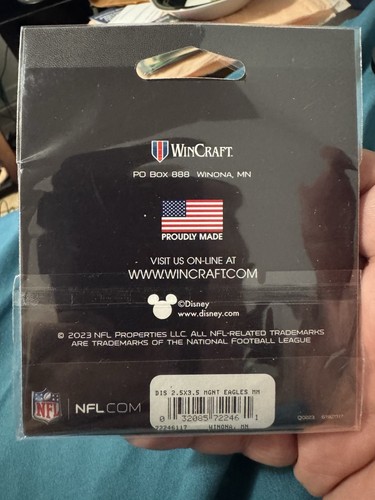 Philadelphia Eagles Mickey Mouse Metal Magnet 🧲 2.5x3” NFL LICENSED - Picture 2 of 2