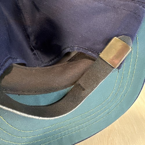 SLPD Motocicleta Escuadrón Sombrero Gorra Correa De Colección Azul Marino Rojo Cuerda Años 80 Hecho en EE. UU. - Imagen 9 de 12