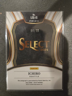 2024 Select Gold Flash Auto #/10 Ichiro Seattle Mariners RARE GOLD