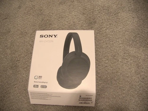 Sony WH-CH720N On Ear Noise Cancelling Wireless Headphones - Black (Brand New)