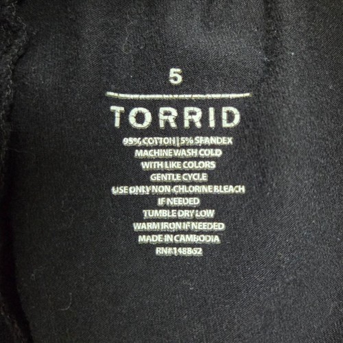 Torrid Full Length Leggings Womens 5X Black High Rise - Picture 7 of 7