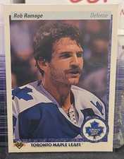 90-91 Upper Deck Rob Ramage 🚨🚨🚨 Toronto Maple Leafs 
