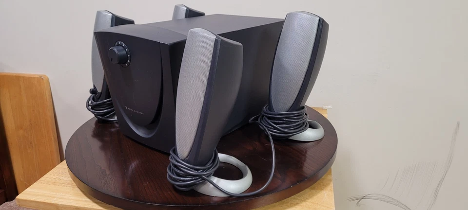 Altec Lansing ADA745 Computer Speaker System With Subwoofer. Tested, Works Great - Image 4 of 4