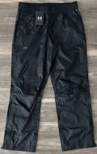 Under Armour Stormproof Cloudstrike Rain Pants Hiking Camping Women’s Size L NWT