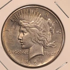 1921 Peace Silver Dollar High Relief Key Date