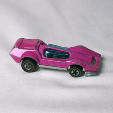 Vintage Hot Wheels Redline Bugeye Pink Enamel Mattel Hong Kong