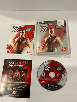 WWE 2K15 - Sony PlayStation 3 (Good Condition) (Complete) FAST SHIPPING
