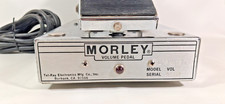 Vintage Morley Volume Boost VBO Pedal - Tel-Ray Chrome - TESTED & WORKING