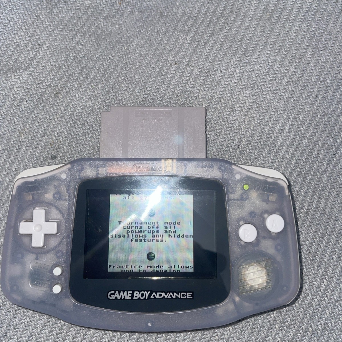 Nintendo AGB-S-MBA Game Boy Advance Handheld System - Glacier