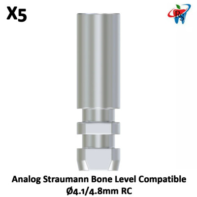 5x Dental Analog Straumann B0ne Wasserwaage kompatibel Ø4,1/4,8mm RC Labor Nachbau