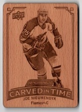 2023-24 Upper Deck Engrained Carved in Time Wood #CT-24 Joe Nieuwendyk !!