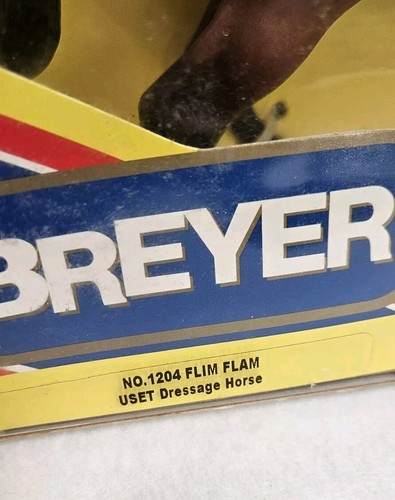 Breyer 2002 Flim Flam 1204 USET cavallo da dressage con scatola - Foto 19 di 19