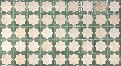 Cut Tile Sample: Amara Moroccan Emerald Green 31 x 56cm Wall Tiles - Picture 2 of 2
