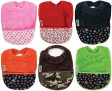 Silly Billyz Snuggly Premium Cotton Towel Toddler Bib with Pocket - 360525