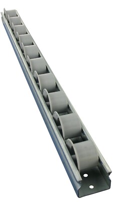 Spurkranz Röllchenleiste / Rollenleiste kpl. KRN 28/25 Länge 700 mm mit Spurkran