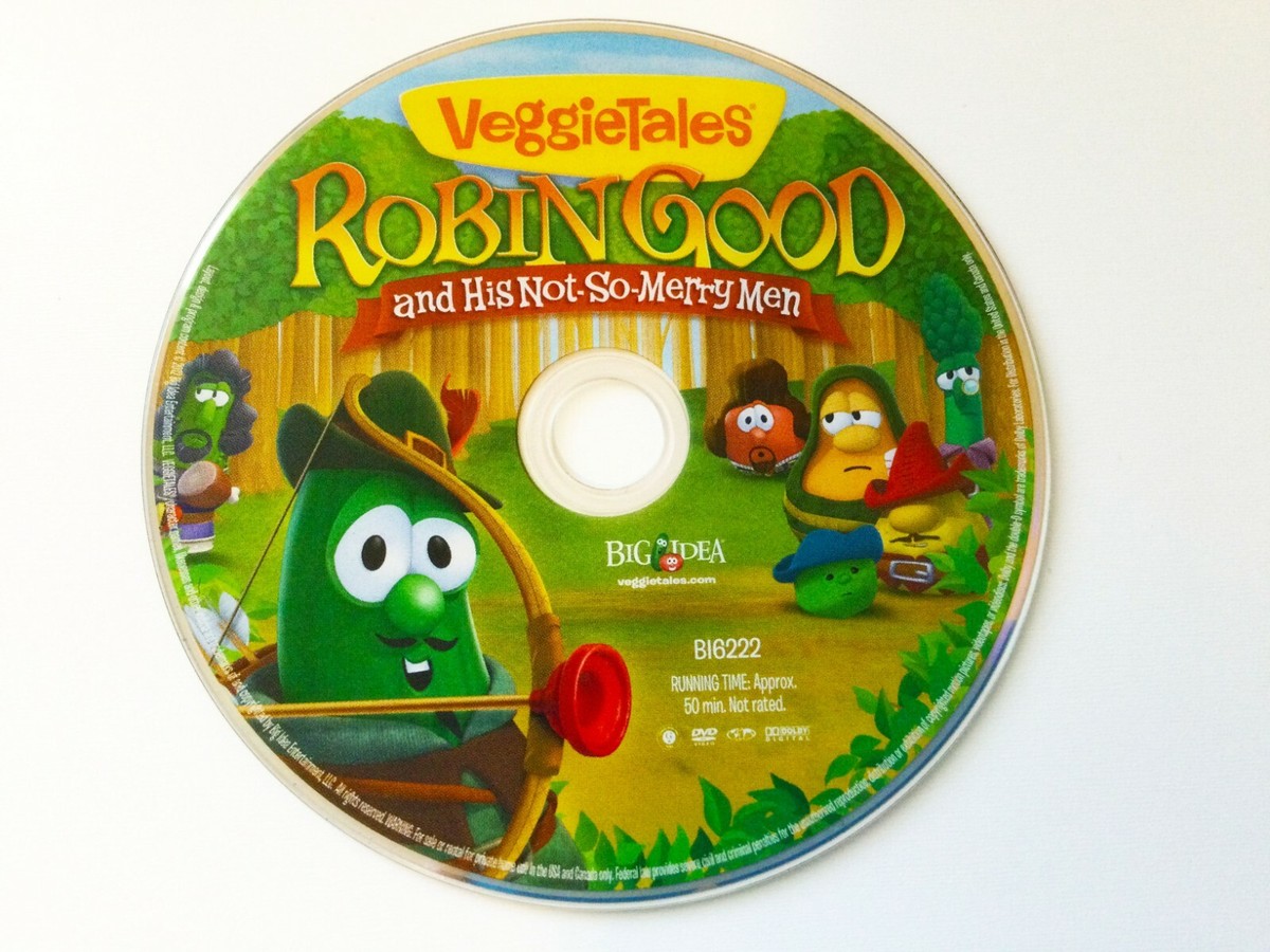RARE Big Idea Veggietales Robin Good and His Not-So-Merry Men DVD