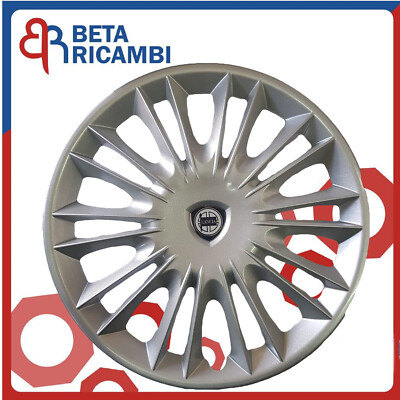 4 Copricerchi Per Lancia Ypsilon - Diametro 15 Pollici, Logo Nuovo - Foto 6