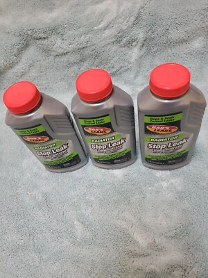 Three Bars Leaks Radiator Sealer Coolant Additive 11 oz Bottles FREE ...