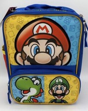 Super Mario Bros Kids Rectangular Lunch Bag Mario Luigi And Yoshi