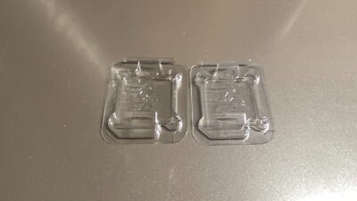 (2) Intel CPU Clamshell Tray Case Container For Intel 478 775 1150 1155 1156