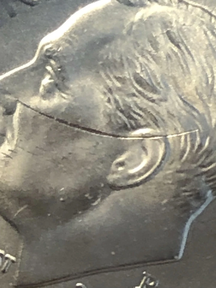 2010 MINT SET ERROR Strike Thru Wire Dime ANACS MS 66 RARE STRUCK THROUGH Coin!! - Image 3 of 4