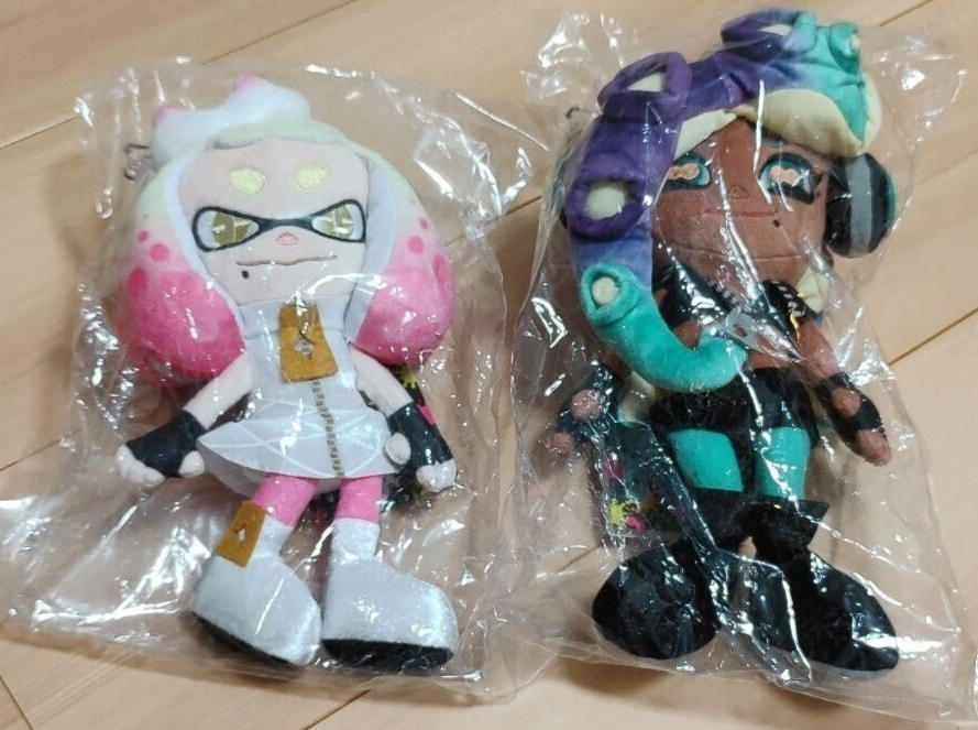 Splatoon 2 Plush Toy Tentacles Hime & Iida (S) Set of 2 NINTENDO
