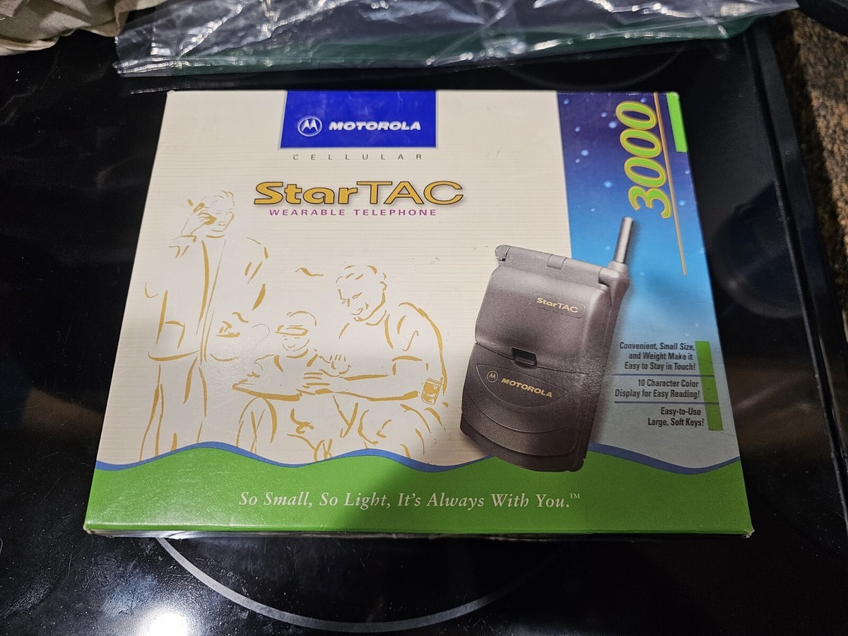 Vintage 90's Motorola StarTAC Wearable Telephone 3000 NIB