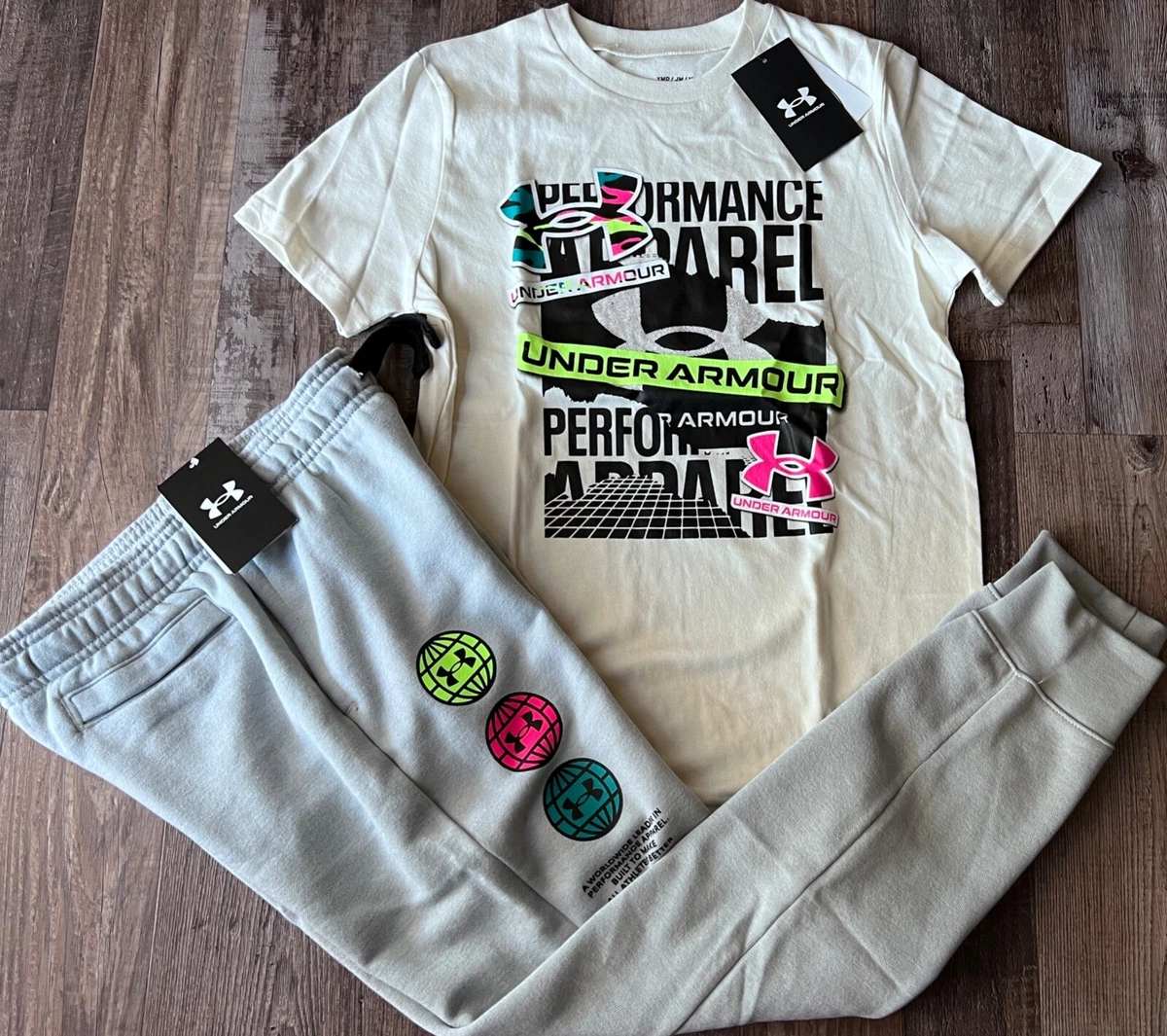 Little boys under armour pants top
