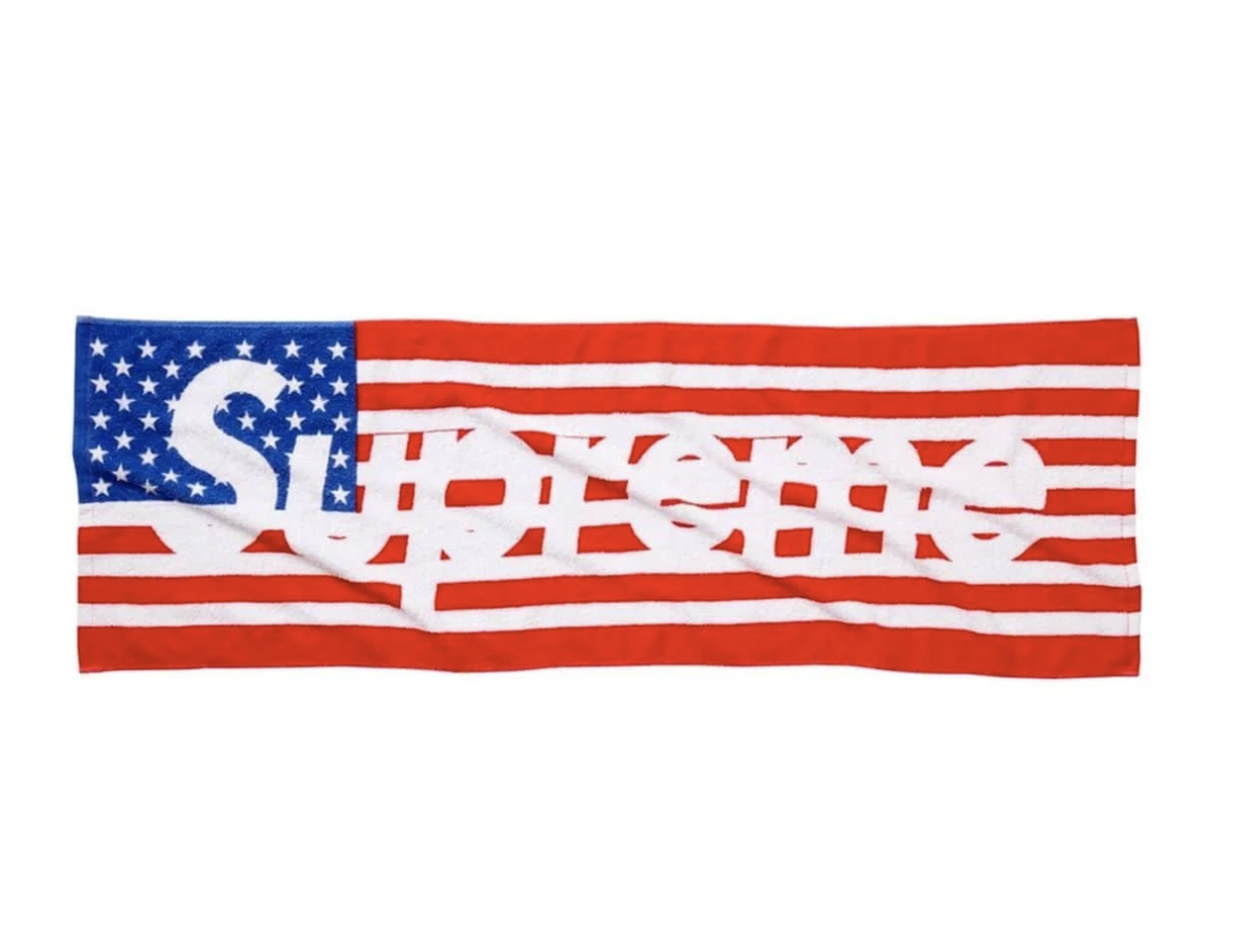 Supreme American Flag Beach Towel USA Authentic NEW SS 2012 Supreme American Flag Beach Towel USA Authentic NEW SS 2012