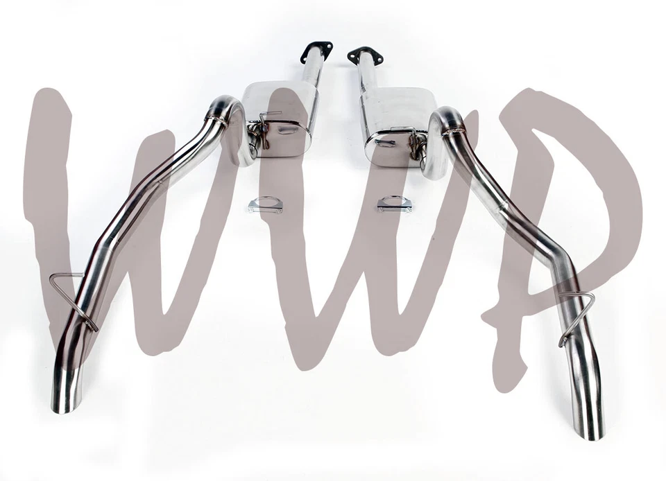 Sistema de escape CatBack de acero inoxidable de 2,5" 87-93 Ford Mustang 5,0 L FoxBody apagado Foto 2 de 3