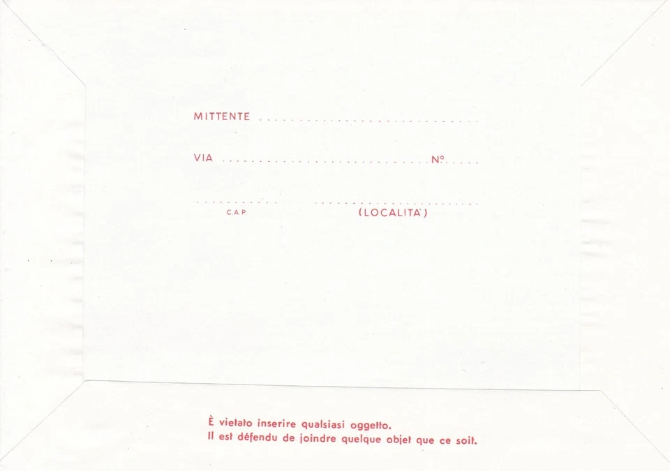 ITALIA - 1983 - Aerograma 200 años primer vuelo en globo aerostático - sin usar Foto 2 de 2