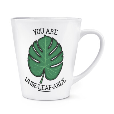 Sie Sind Unbe-Leaf-Able 341ml Latte Becher Tasse Best Toll Unglaublich Lustig