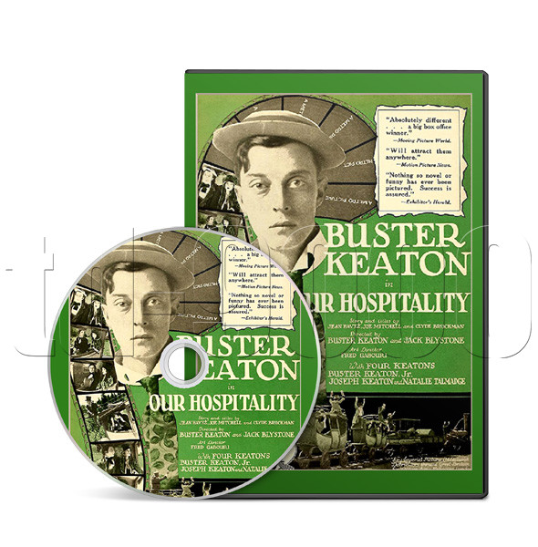 Our Hospitality (1923) Buster Keaton Comedy, Romance, Thriller Movie on DVD