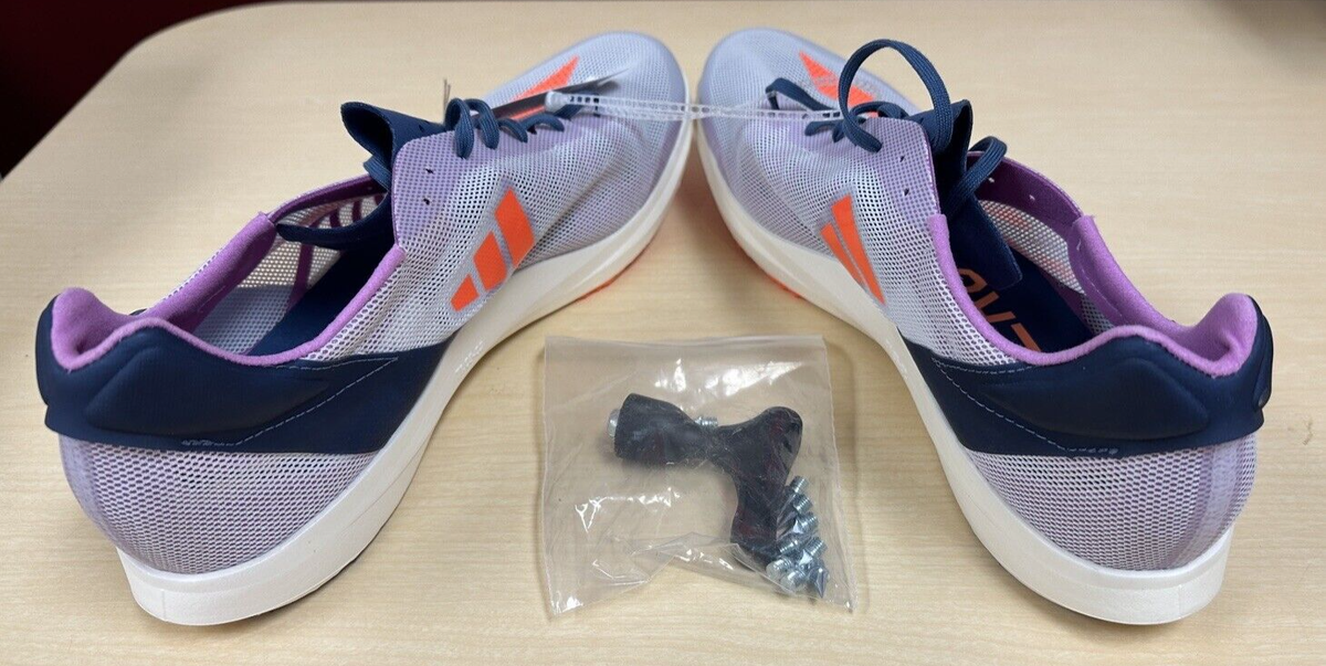 NEW adidas Size 12 adizero Avanti TYO Beam Orange Gray Sprint