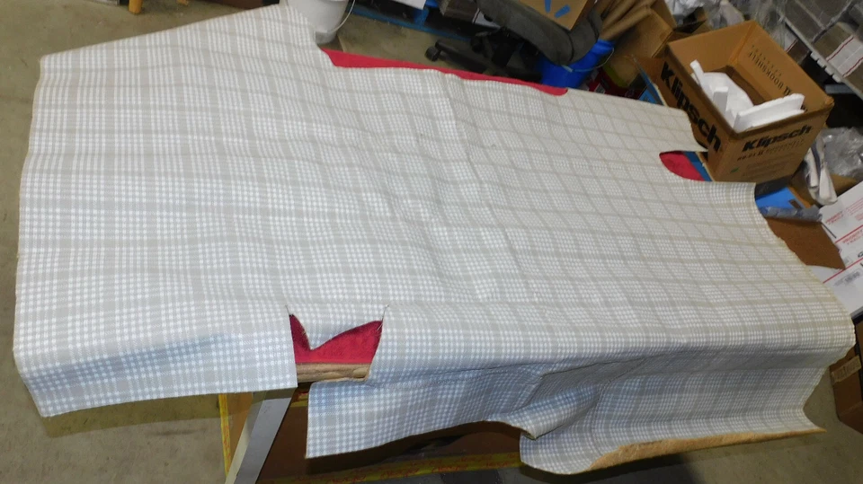 Ford Fairlane 1957 1958 500 Conv Nuevo de Lote Antiguo maletero maletero cubierta alfombrilla Foto 4 de 4