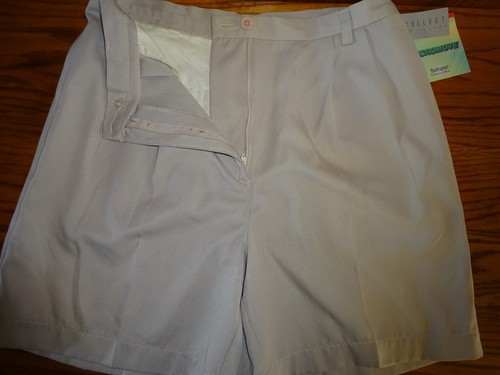 NEW WOMEN'S COLLECTION BEIGE MICROMOVE SHORTS SIZE 10 . - Picture 3 of 3