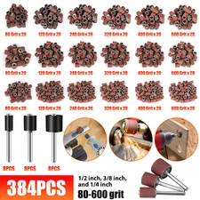 384x Sander Sanding Band Sleeve Drum Mandrels for Dremel Accessories Rotary Tool