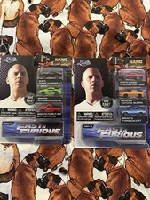 Jada Nano Hollywood Rides Fast & Furious *RARE* SET OF 2 DODGE MITSUBISHI FORD